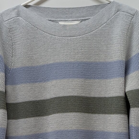 Market & Spruce Tawnee Cotton Blend Waffle Stitch Pullover in Light Blue - NWOT - Picture 6 of 9